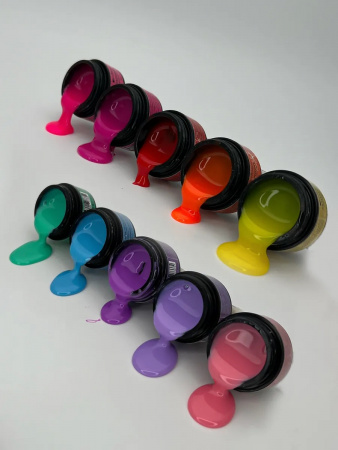 Гель камуфлирующий цветной для наращиванмя ногтей Simphony Sofiprofi Camouflage gel, 15 мл